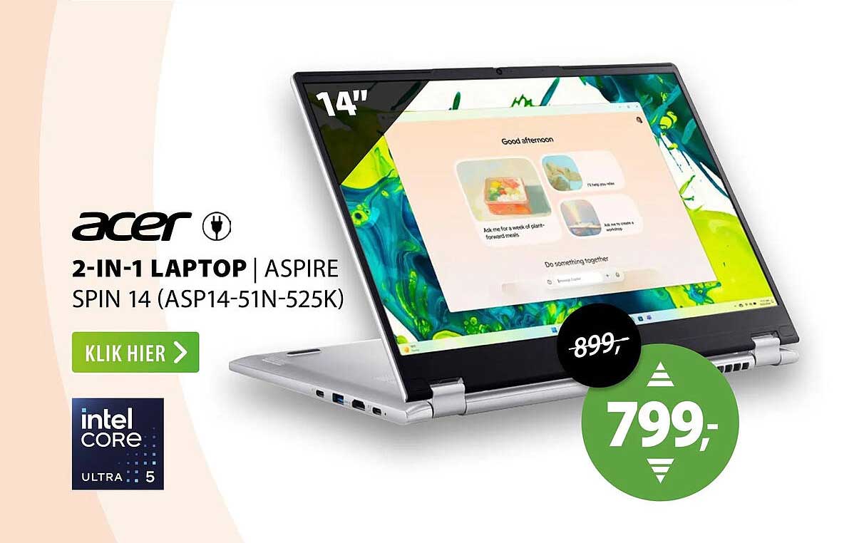 2-IN-1 LAPTOP | ASPIRE SPIN 14 (ASP14-51N-525K)