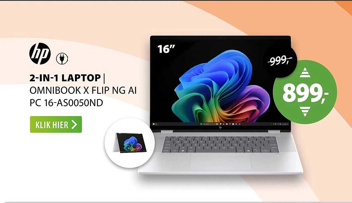2-IN-1 LAPTOP OMNIBOOK X FLIP NG AI PC 16-AS0050ND