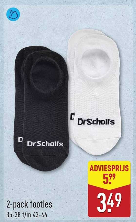 2-pack footies 35-38 t/m 43-46.