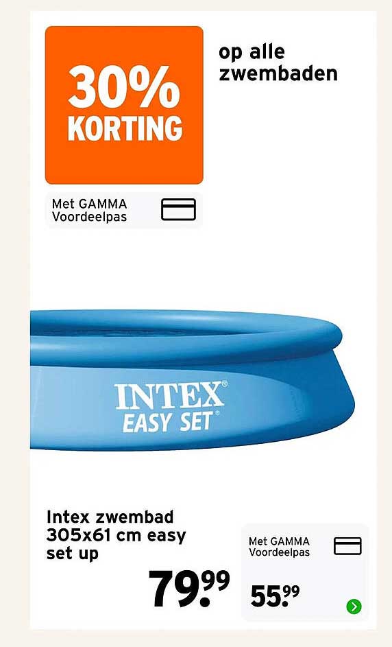 30% KORTING op alle zwembaden