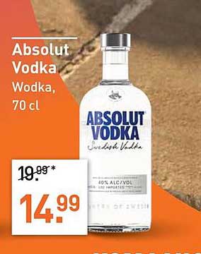 Absolut Vodka Vodka, 70 cl