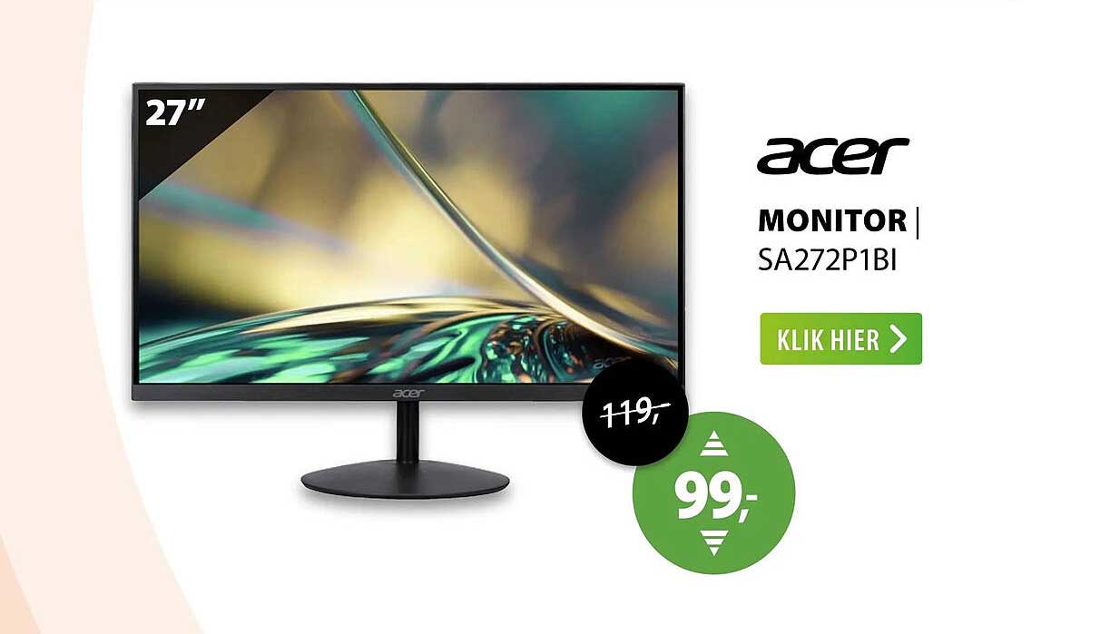 Acer monitor SA272P1BI