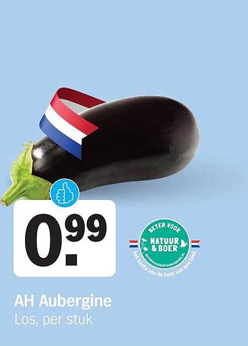 AH Aubergine Los, per stuk