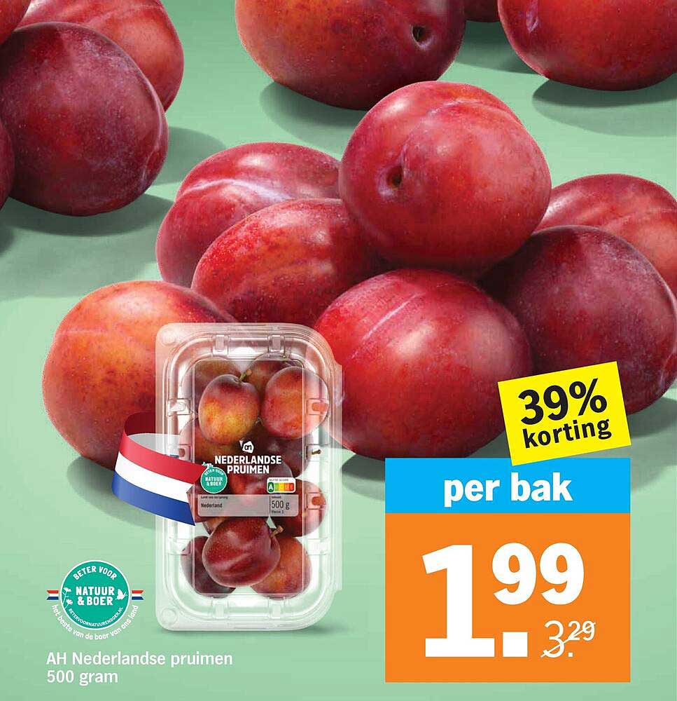 AH Nederlandse pruimen 500 gram