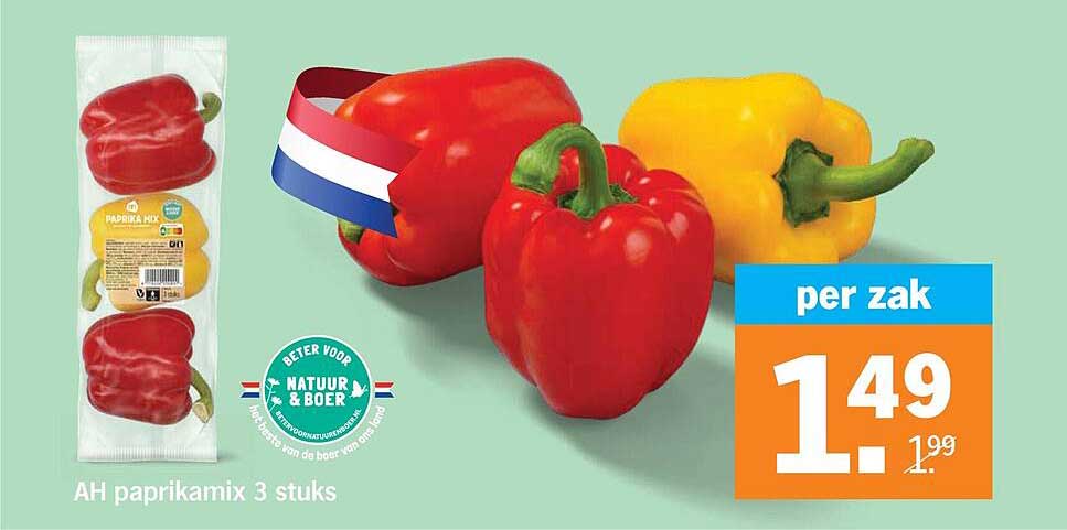 AH paprikamix 3 stuks