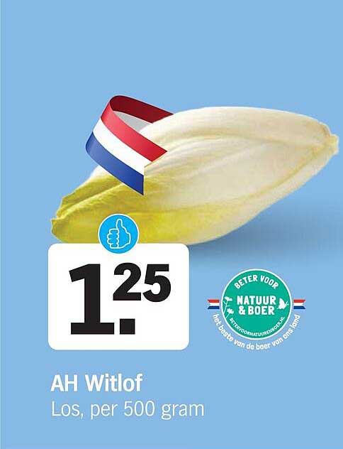 AH Witlof Los, per 500 gram