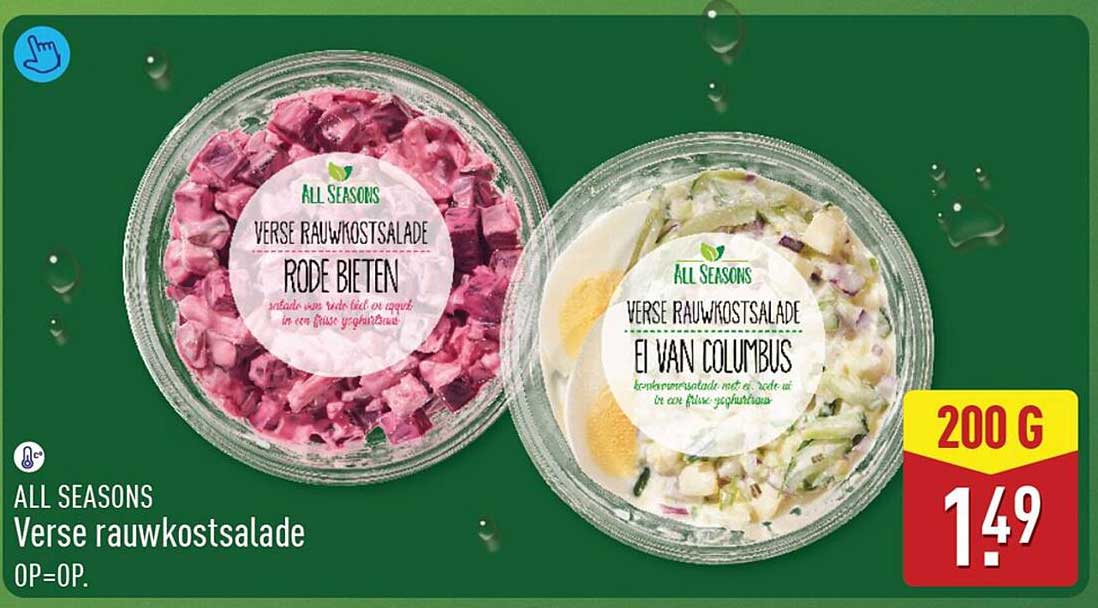 ALL SEASONS Verse rauwkostsalade OP=OP.