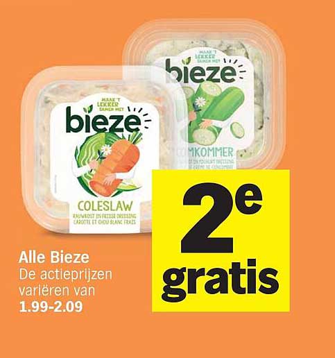 Alle Bieze 2e gratis