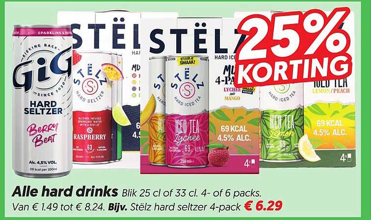 Alle hard drinks