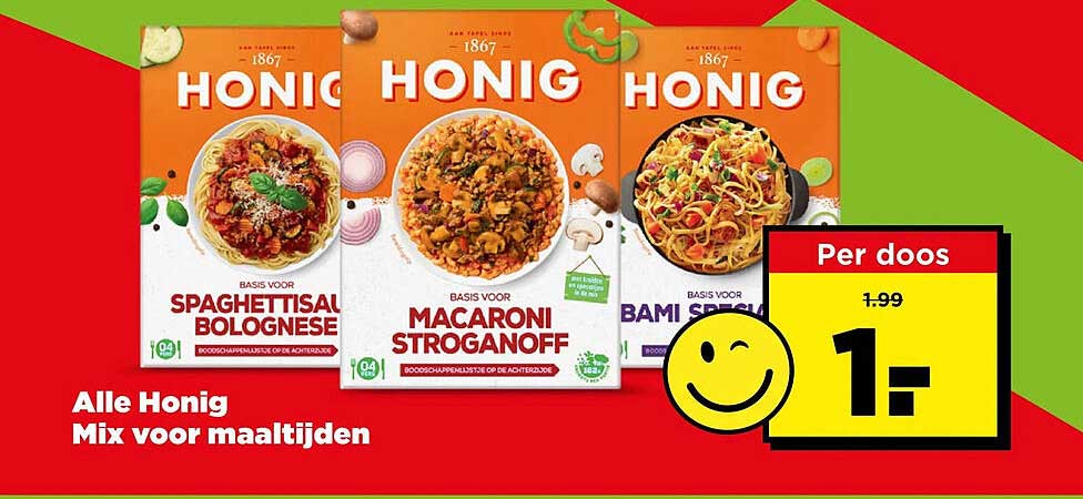 Alle Honig Mix voor maaltijden