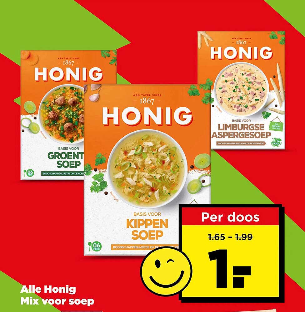 Alle Honig Mix voor soep