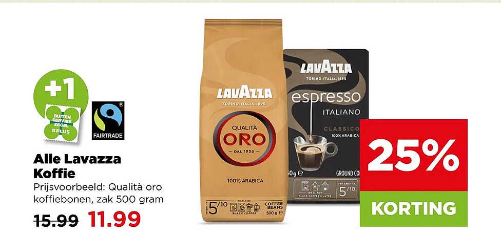 Alle Lavazza Koffie +1