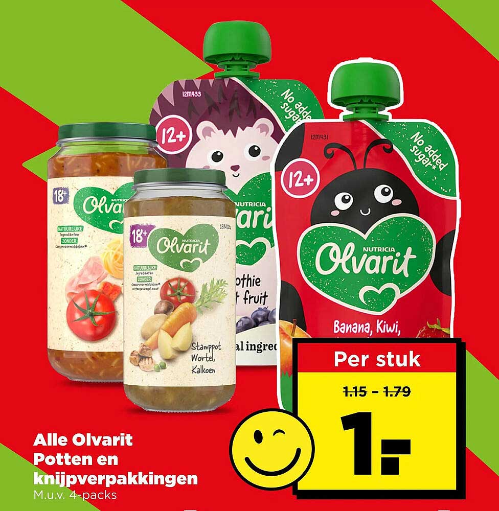 Alle Ovarit Potten en knijpverpakkingen M.u.v. 4-packs