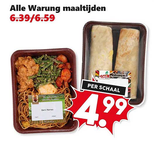 Alle Warung maaltijden