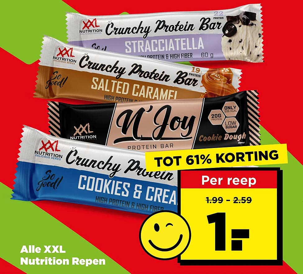 Alle XXL Nutrition Repen Per reep