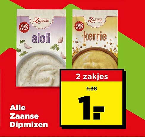 Alle Zaanse Dipmixen 2 zakjes