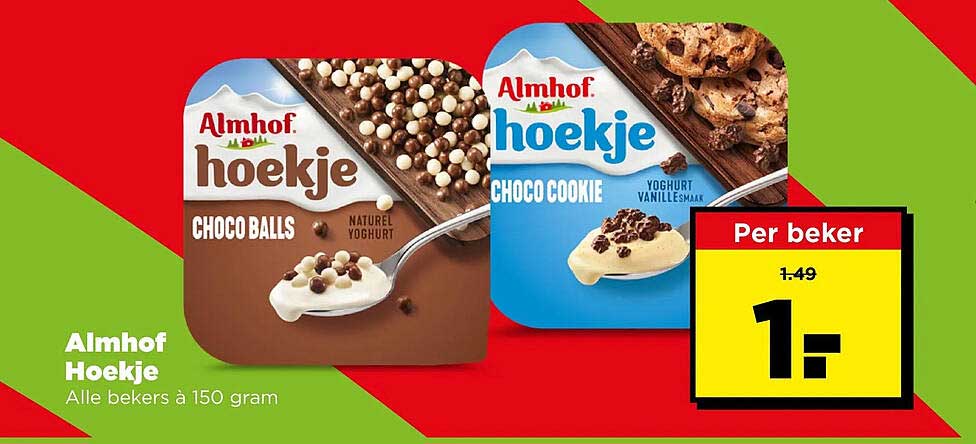 Almhof Hoekje Alle bekers à 150 gram