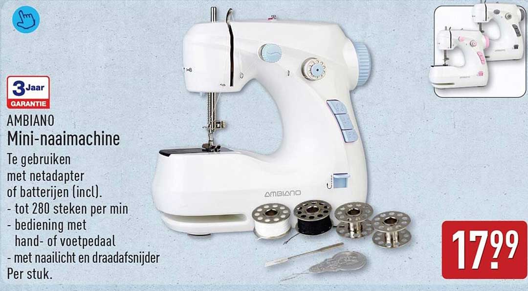 AMBIANO Mini-naaimachine