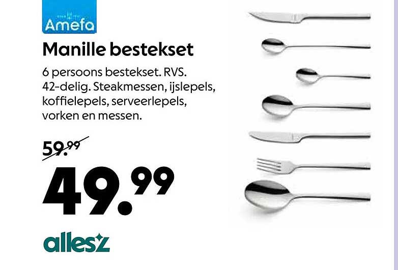 Amefa Manille bestekset