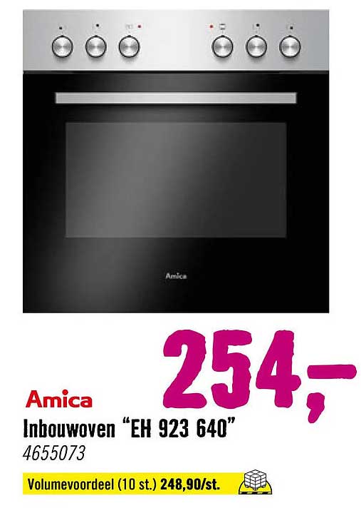 Amica Inbouwoven “EH 923 640” Volumevoordeel (10 st.)