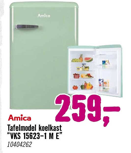 Amica Tafelmodel koelkast “VKS 15623-1 M E”