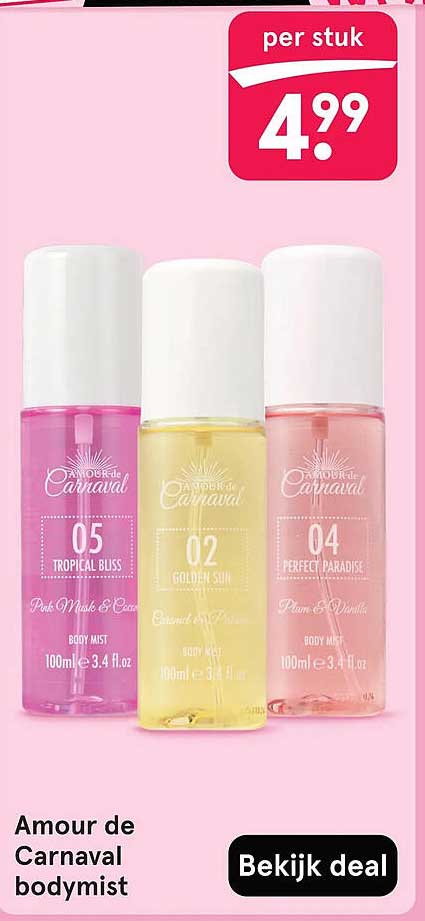 Amour de Carnaval bodymist