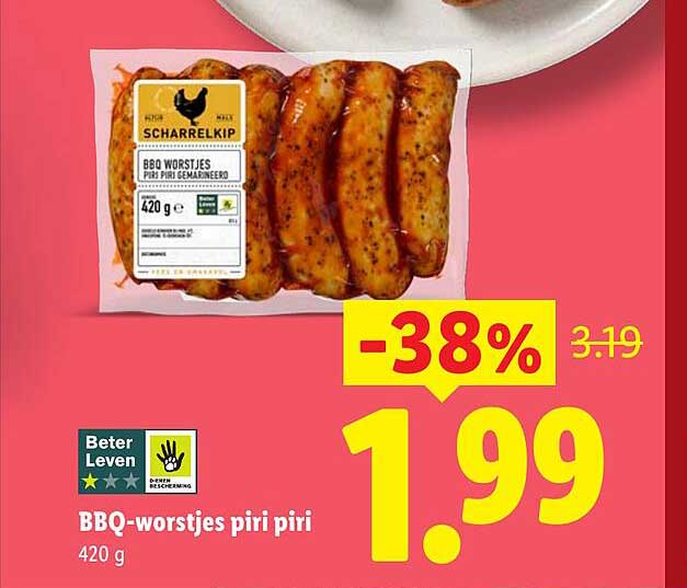 BBQ-worstjes piri piri