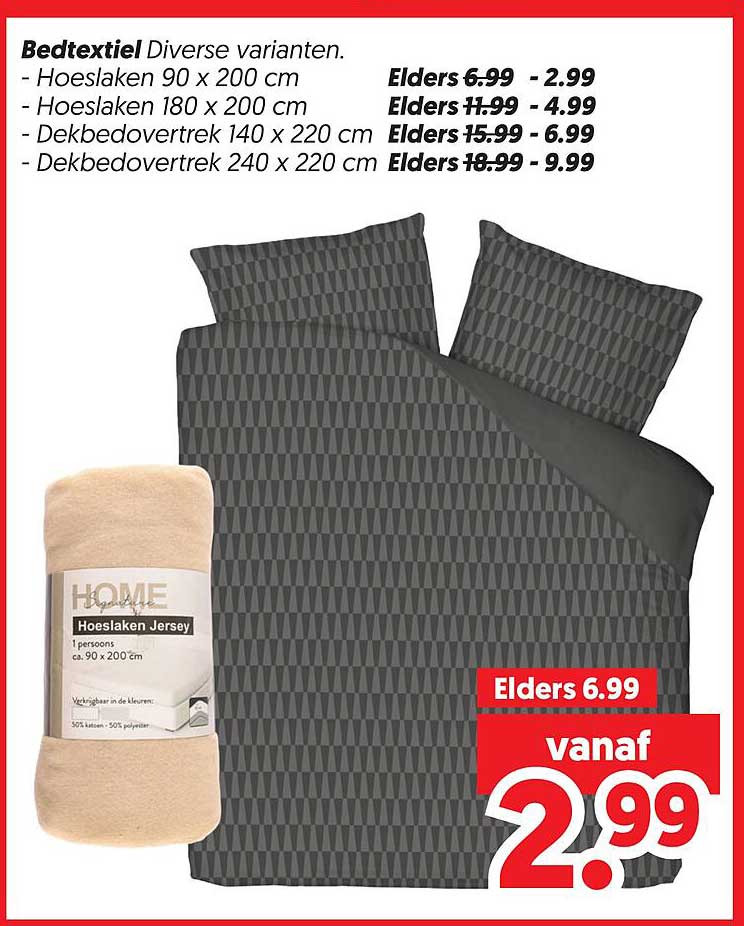 Bedtextiel Diverse varianten