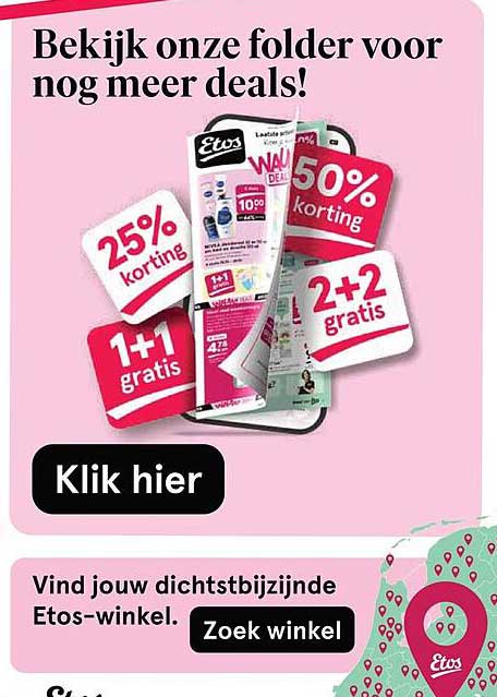 Bekijk onze folder voor nog meer deals!
