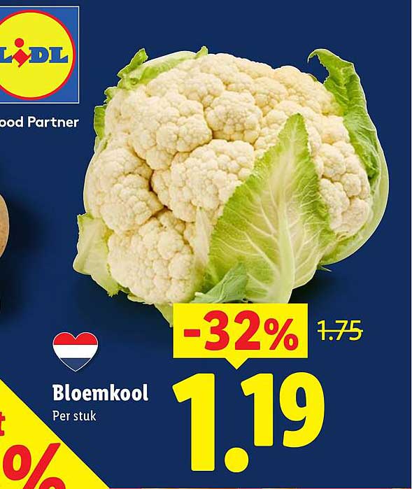 Bloemkool -32%