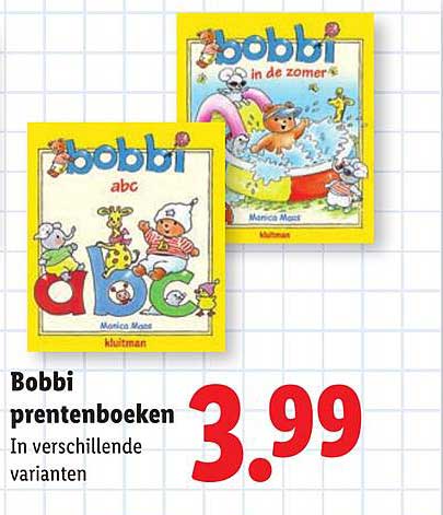 Bobbi prentenboeken In verschillende varianten