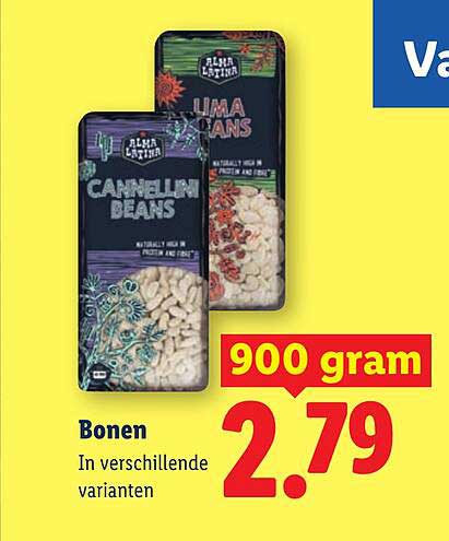 Bonen In verschillende varianten
