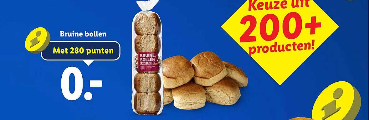 Bruine bollen Met 280 punten