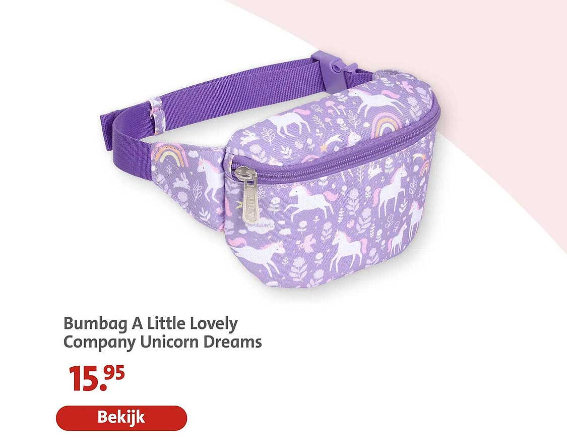 Bumbag A Little Lovely Company Unicorn Dreams