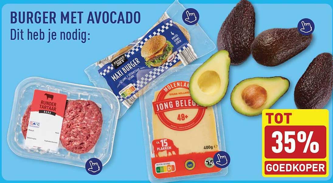 BURGER MET AVOCADO