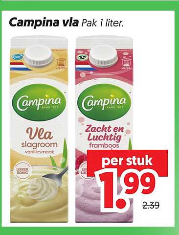 Campina vla Pak 1 liter.