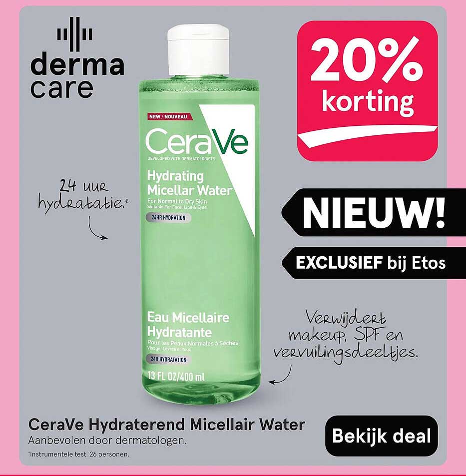 CeraVe Hydraterend Micellair Water