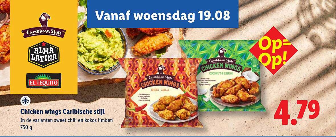 Chicken wings Caribische stijl