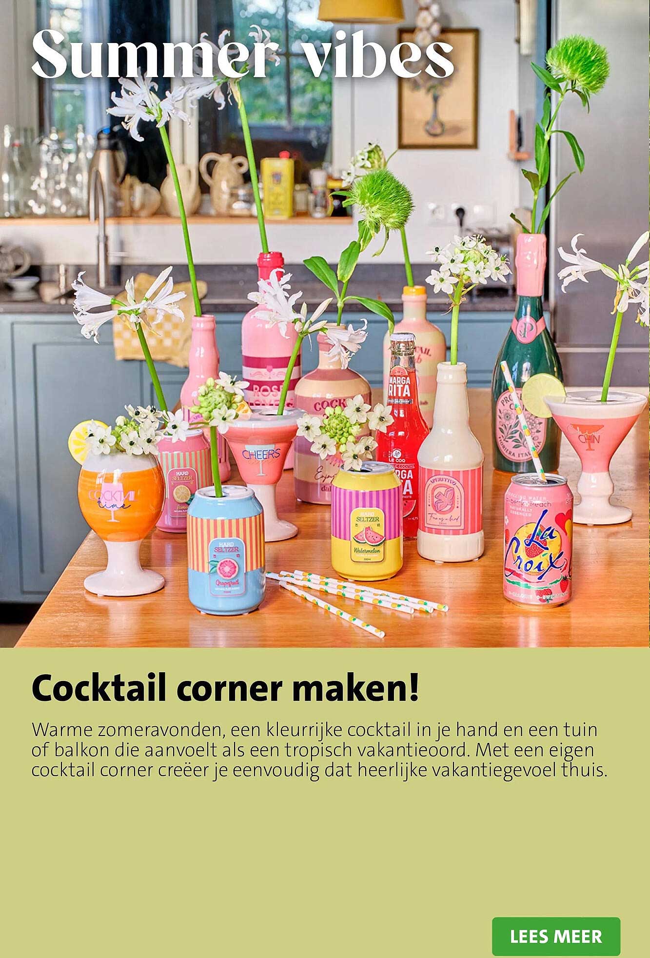 Cocktail corner maken!
