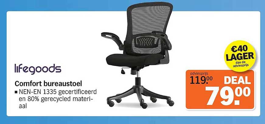 Comfort bureaustoel