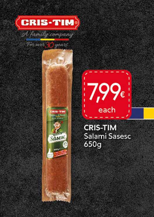 CRIS-TIM Salami Sasesc 650g