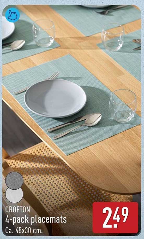 CROFTON 4-pack placemats