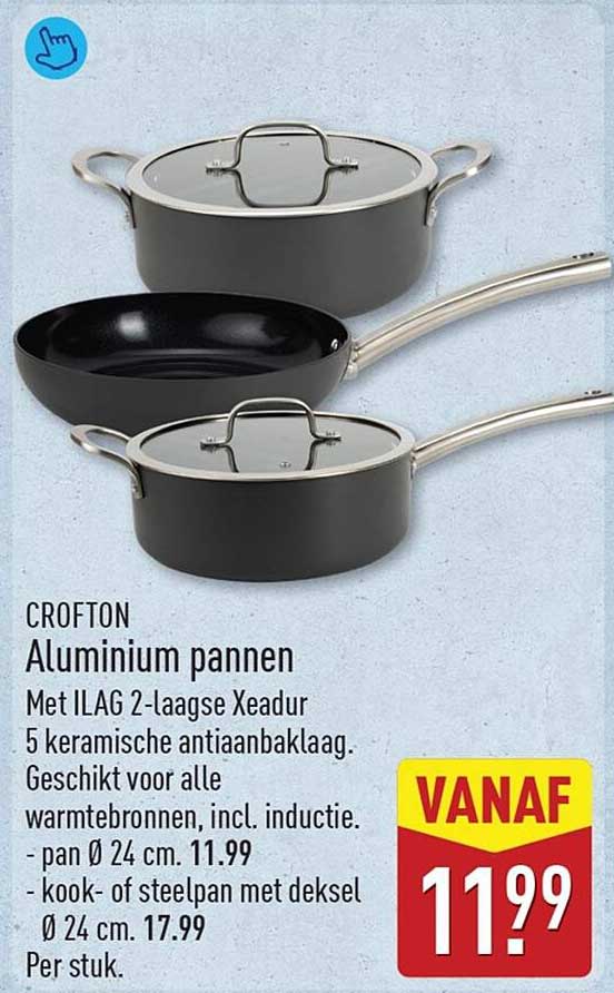 CROFTON Aluminium pannen
