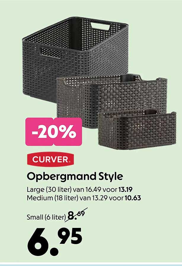 CURVER Opbergmand Style -20%
