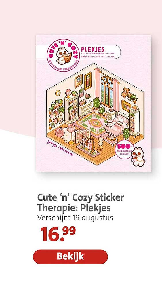 Cute 'n' Cozy Sticker Therapie: Plekjes