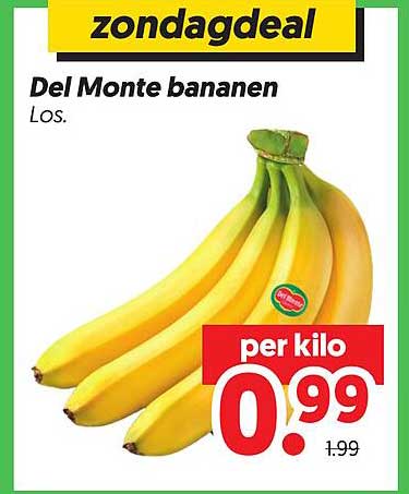 Del Monte bananen Los.