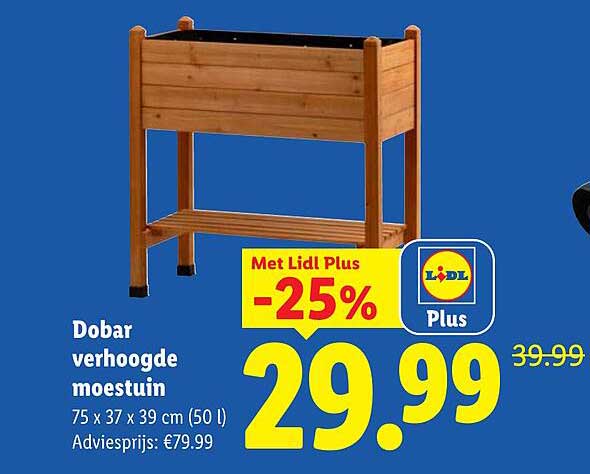 Dobar verhoogde moestuin