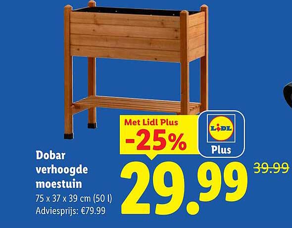 Dobar verhoogde moestuin