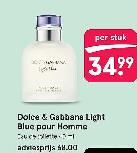 Dolce & Gabbana Light Blue pour Homme