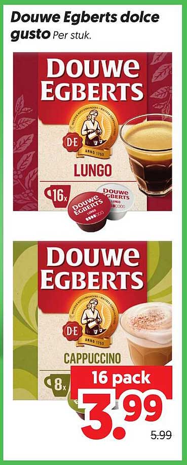 Douwe Egberts dolce gusto Per stuk.